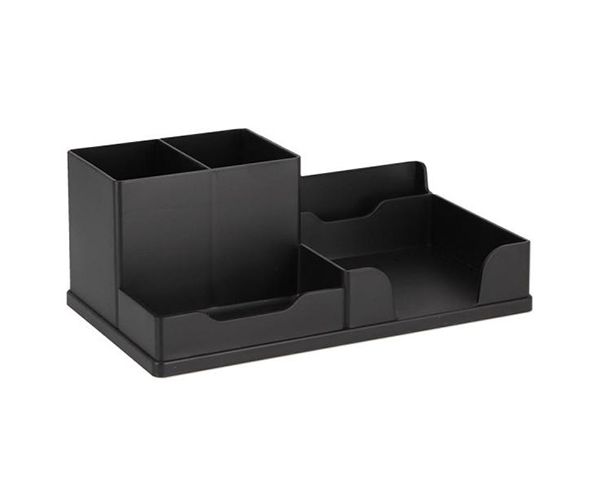 Spirit: suport de masă pentru accesorii negru 16,5x10cm