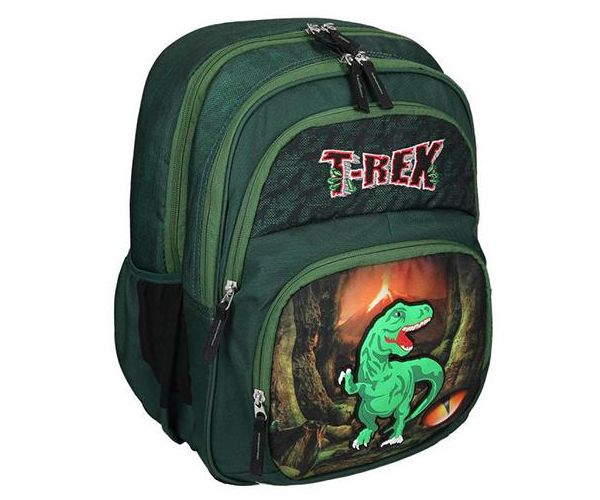 Spirit: T-Rex ghiozdan rotunjit cu patru compartimente, rucsac 40x20x18cm
