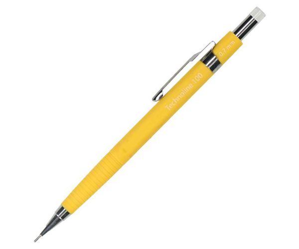 Spirit: Technoline 100 creion mecanic 0,7mm galben