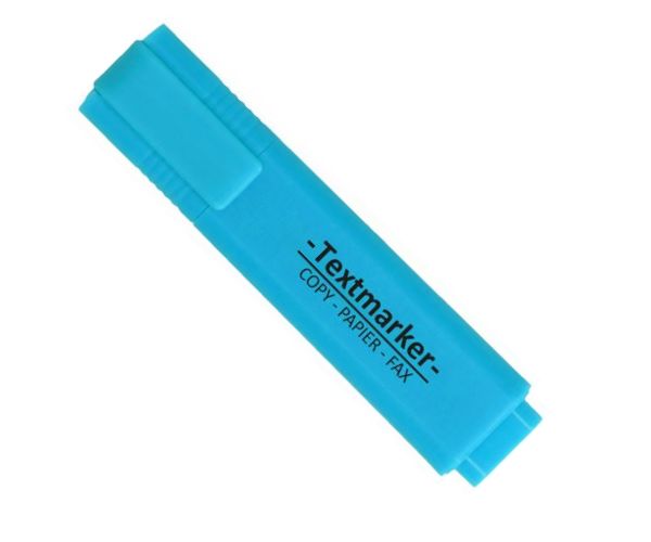 Spirit: Textmarker neon albastru textliner 1-4mm vârf tăiat