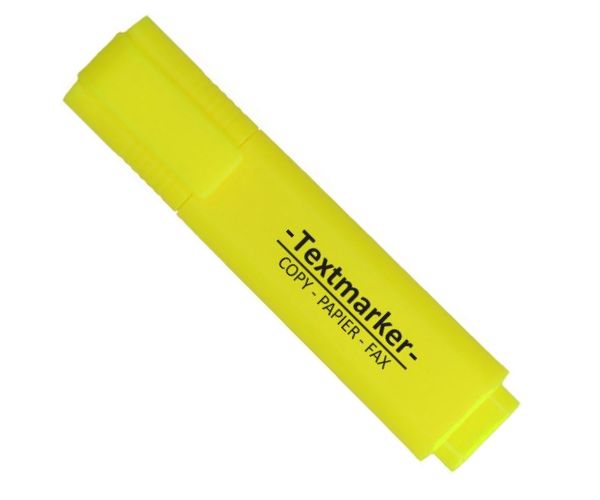 Spirit: Textmarker neon galben textliner 1-4mm vârf tăiat