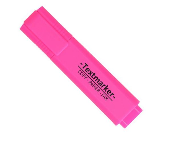 Spirit: Textmarker neon pink textliner 1-4mm cu vârf tăiat