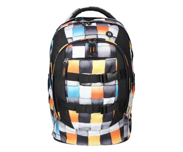 Spirit: Urban în carouri ghiozdan rucsac ergonomic 46x33x22cm