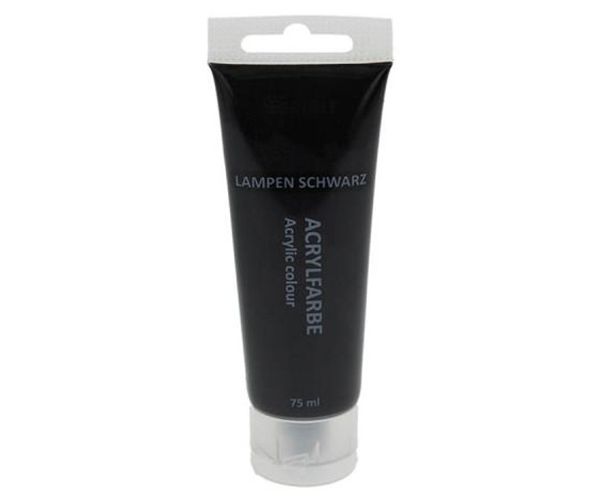 Spirit: vopsea acrilică negru 75ml