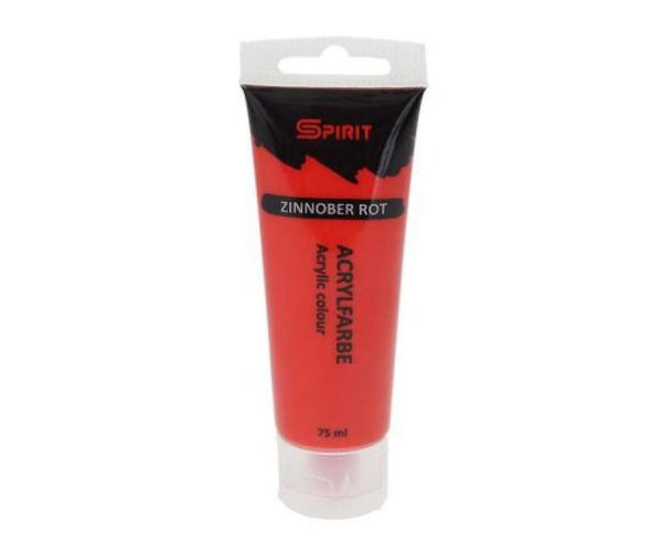 Spirit: Világos piros akrilfesték 75ml-es