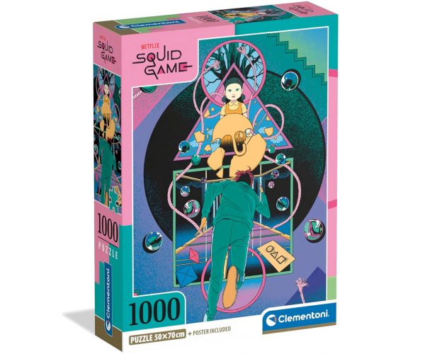 Squid Game 2: Nyerd meg az életed 1000db-os puzzle - Clementoni