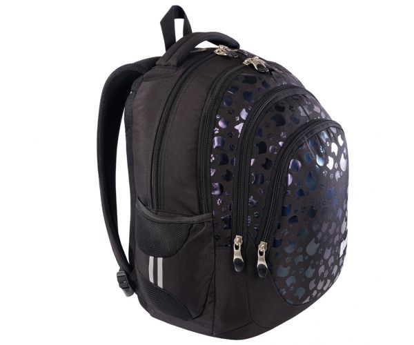St.Right Black Cats rucsac ergonomic pentru școală, BP06 345,5x35,5x5,5cm
