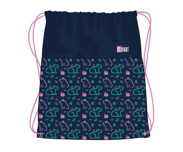 St.Right Capybara sac de gimnastică, sac pentru sport 43x34cm
