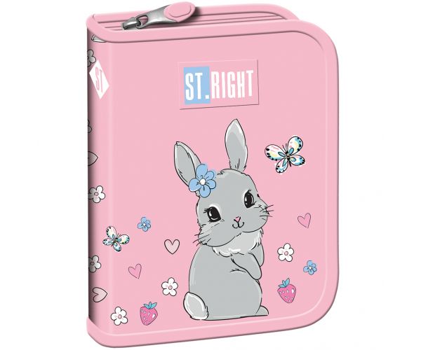 St.Right Cute Rabbit penar pliabil cu model de iepuraș PC03 20,5x14x3,5cm