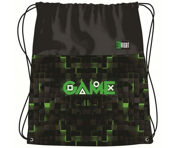 St.Right Green Game sac de gimnastică, sac sport 43x34cm
