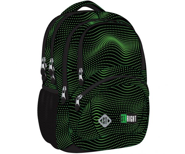 St.Right Green Halfton rucsac școlar ergonomic, ghiozdan BP05 42x30x19cm
