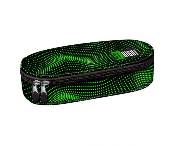 St.Right Green Halftone penar oval PC01 23x9,5x6cm