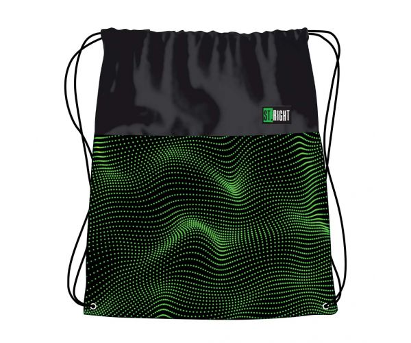 St.Right Green Halftone sac pentru sport, dimensiuni 43x34cm
