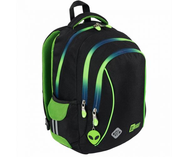 St.Right Green Power ghiozdan școlar, rucsac BP26 39x27x17cm