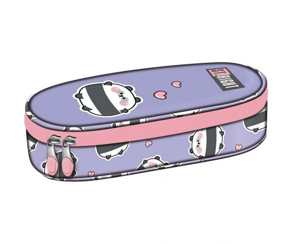 St.Right Happy Panda penar oval cu ursuleț panda PC01 23x9,5x6cm