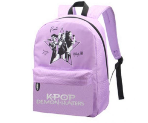 St.Right K-Pop Vânători de demoni ghiozdan școlar mov