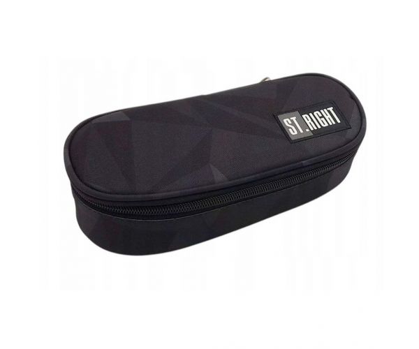 St.Right Penar oval negru PC01 23x9,5x6cm