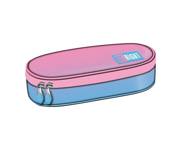 St.Right Pink Blue Gradient ovális tolltartó PC01 23x9,5x6cm