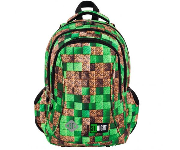 St.Right Pixel Cubes rucsac ergonomic cu trei compartimente, BP26 39x27x17cm