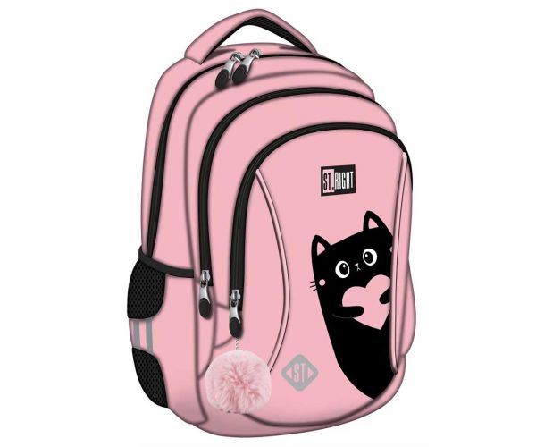St.Right Purrfect Love geantă școlară, rucsac BP26 39x27x17 cm
