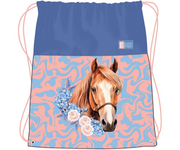 St.Right Romantic Horse sac de sport/ghiozdan pentru echitație, dimensiuni 34x43 cm