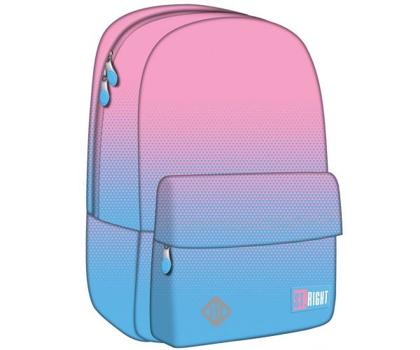 St.Right Rucsac școlar roz-albastru gradient BP33 40x31x17 cm
