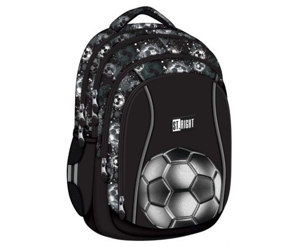 St.Right Silver Goal ghiozdan școlar, rucsac BP04 43x32x20cm