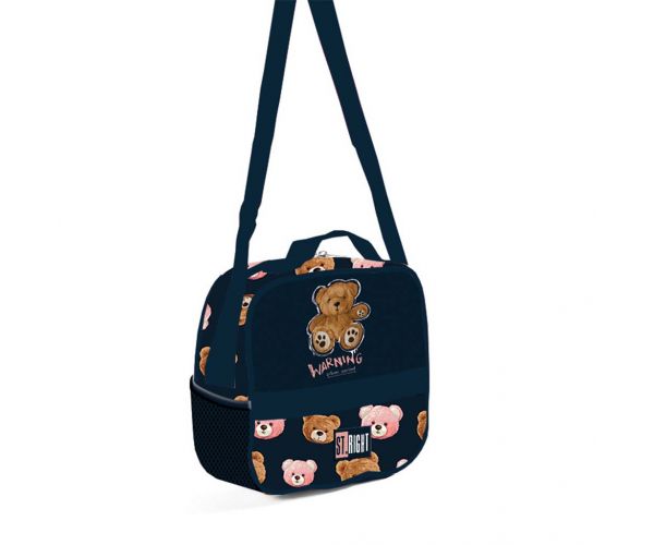 St.Right Teddy Bear geantă pentru gustare LB01 22x11x21cm
