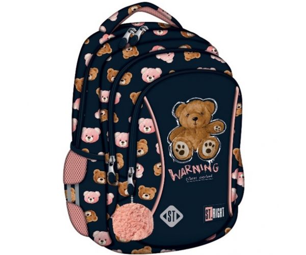 St.Right Teddy Bear ghiozdan cu ursuleț, rucsac BP26 39x27x17cm