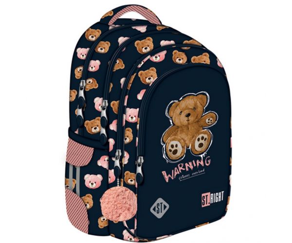 St.Right Teddy Bear macis iskolatáska, hátizsák BP58 40x28x18cm