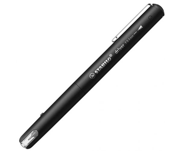 Stabilo: Dricer F marker fin negru 0,4 mm