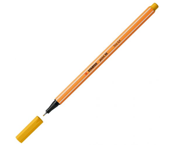 Stabilo: Point 88 fineliner 0,4 mm, culoare galben curry