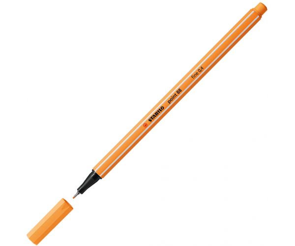 Stabilo: Point 88 fineliner 0,4 mm papaya