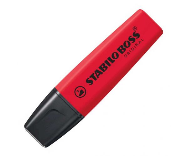 Stabilo: evidențiator BOSS roșu 2-5 mm