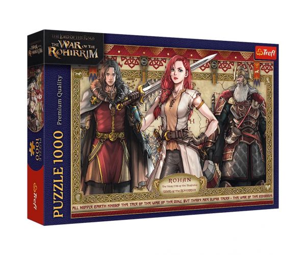 Stăpânul Inelelor: Tabăra Rohirrim puzzle 1000 de piese – Trefl