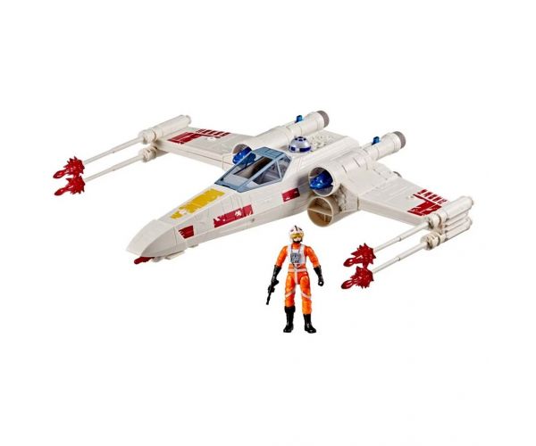 Star Wars: Epic World of Action X-wing-ul „Loviturii Forței” al lui Luke Skywalker - Hasbro
