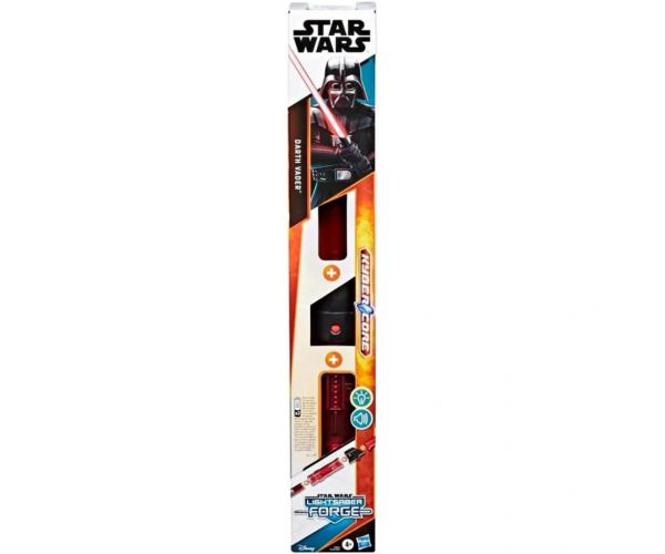 Star Wars Lightsaber Forge: Sabie laser electronică extensibilă Darth Vader cu lumină și sunet - Hasbro