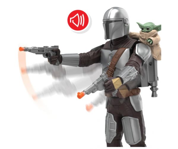 Star Wars: Set de figurine de acțiune The Mandalorian și Grogu cu sunet - Hasbro