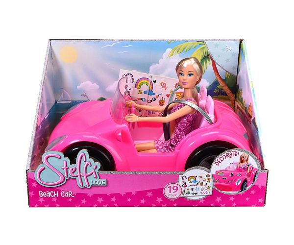 Steffi Love: Mașină de plajă cu păpușă - Simba Toys