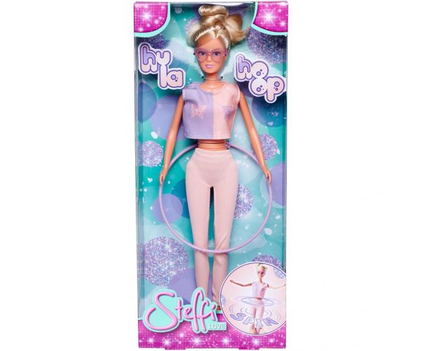 Steffi Love: Păpușa Steffi cu cerc hula hoop și accesorii - Simba Toys