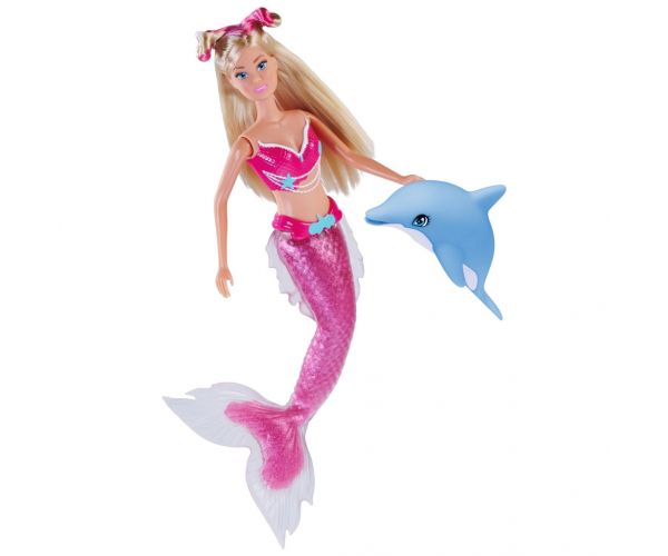 Steffi Love: Păpușă sirenă cu coadă moale - Simba Toys