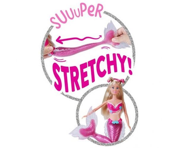 Steffi Love: Păpușă sirenă cu coadă moale - Simba Toys