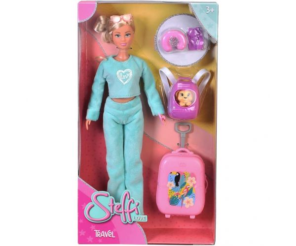 Steffi Love: Set de joacă cu păpușa călătoare Steffi - Simba Toys