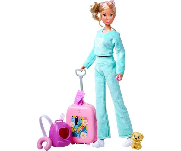 Steffi Love: Set de joacă cu păpușa călătoare Steffi - Simba Toys