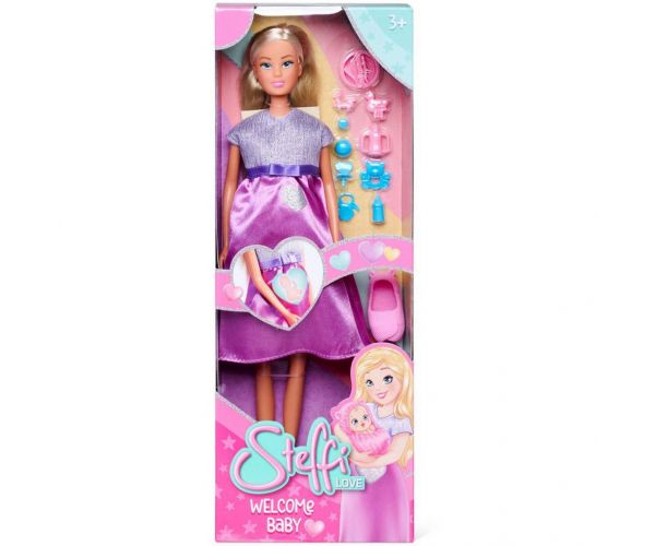 Steffi Love: Welcome Baby Steffi păpușă însărcinată - Simba Toys