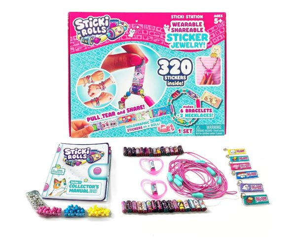 Sticki Rolls: Set mare de 320 de piese pentru realizarea bijuteriilor cu autocolante