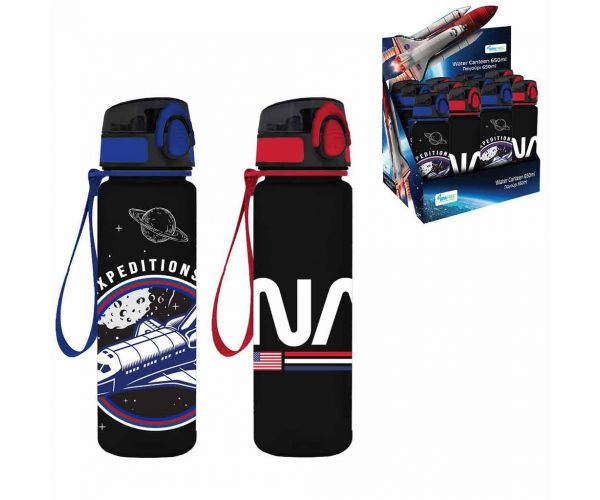Sticlă de plastic NASA Luna 650ml, disponibilă în două variante, 1 buc.