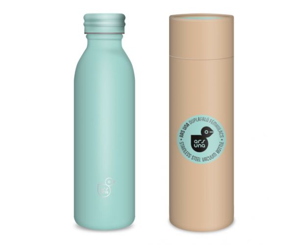 Sticlă metalică cu pereți dubli Ars Una Aqua, 600 ml
