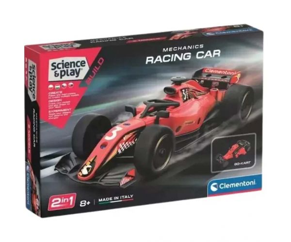 Știință & Joacă: Atelier mecanic - Mașină de curse Formula 1 - Clementoni