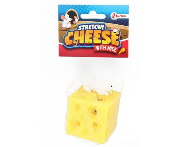 Stretchy Cheese șoarece ascuns, două variante, 1 buc.